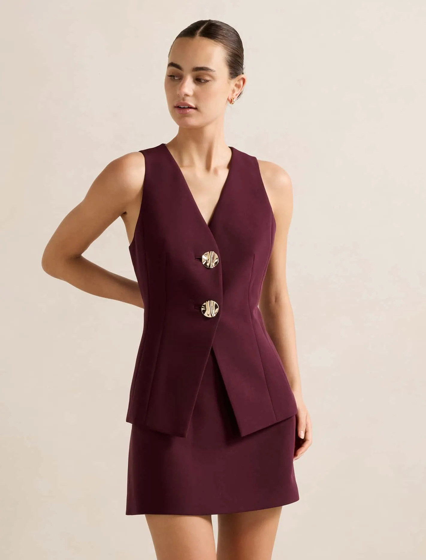 Lee Long Waistcoat | Ever New (CA)