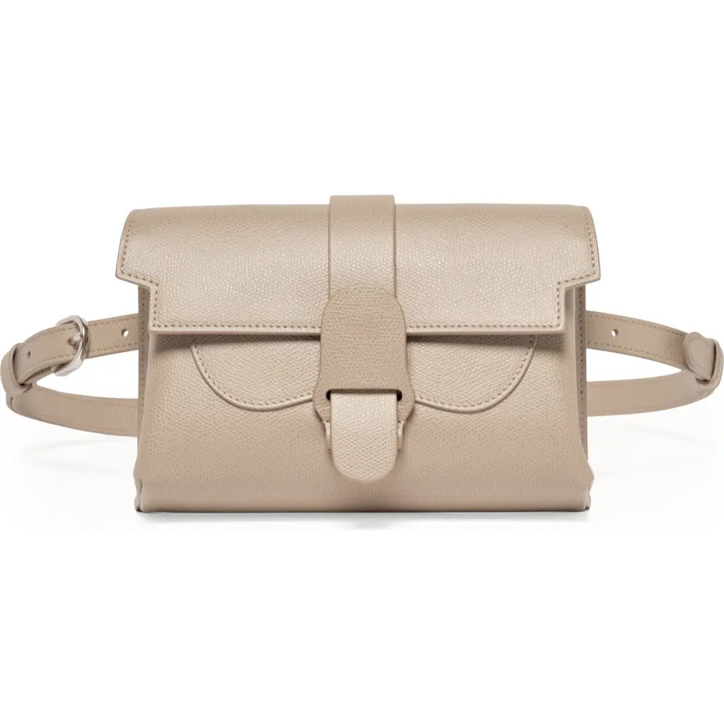 SENREVE Aria Belt Bag Pebbled Leather 5-Way Convertible Handbag in Sand at Nordstrom | Nordstrom