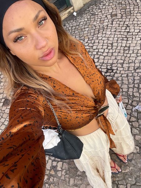 Boho outfit, OOTD, late summer outfit, boho style, ASOS, Free People, maxi skirt, boho skirt, summer style, transitional outfit, Prada bag, headband, silk shirt, black accessories 

#LTKeurope #LTKSeasonal #LTKstyletip