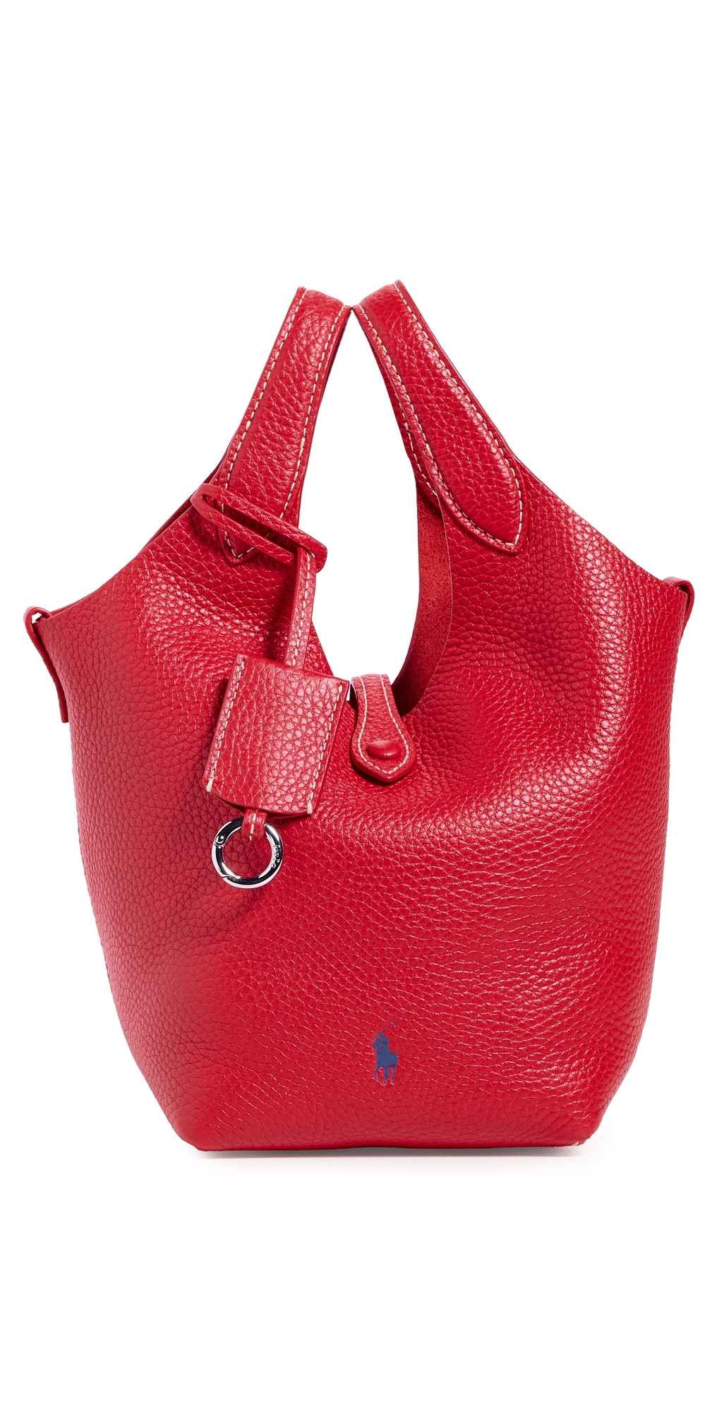 Polo Ralph Lauren Shiny Drum Pebble Crossbody Bag Classic Red One Size | Shopbop