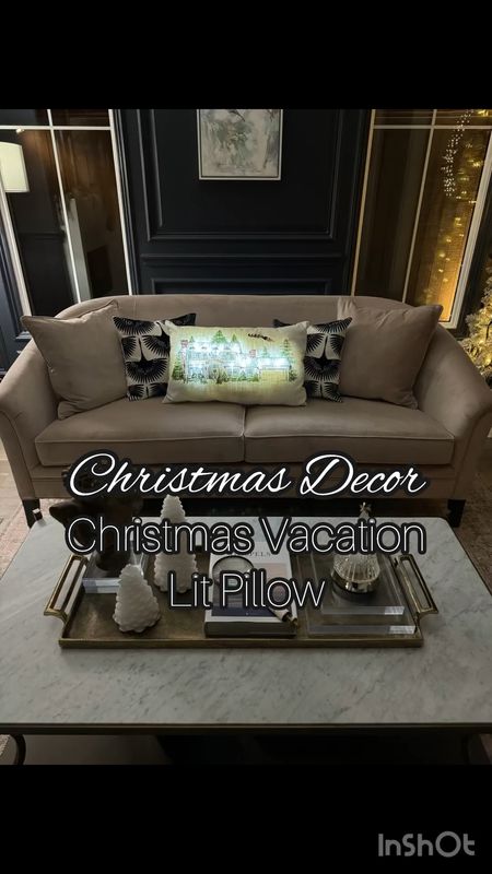 🎄Christmas Decor 🎄

This Christmas Vacation pillow lights up!!! It has a battery pack inside of it. 🤩 It’s very bright, just like the house was in the movie. This is a quintessential holiday decor item if you love the movie!!  It’s beautiful when it’s not lit as well. 

Snag it while you can!

#everypiecefits

#LTKhome #LTKVideo #LTKHoliday