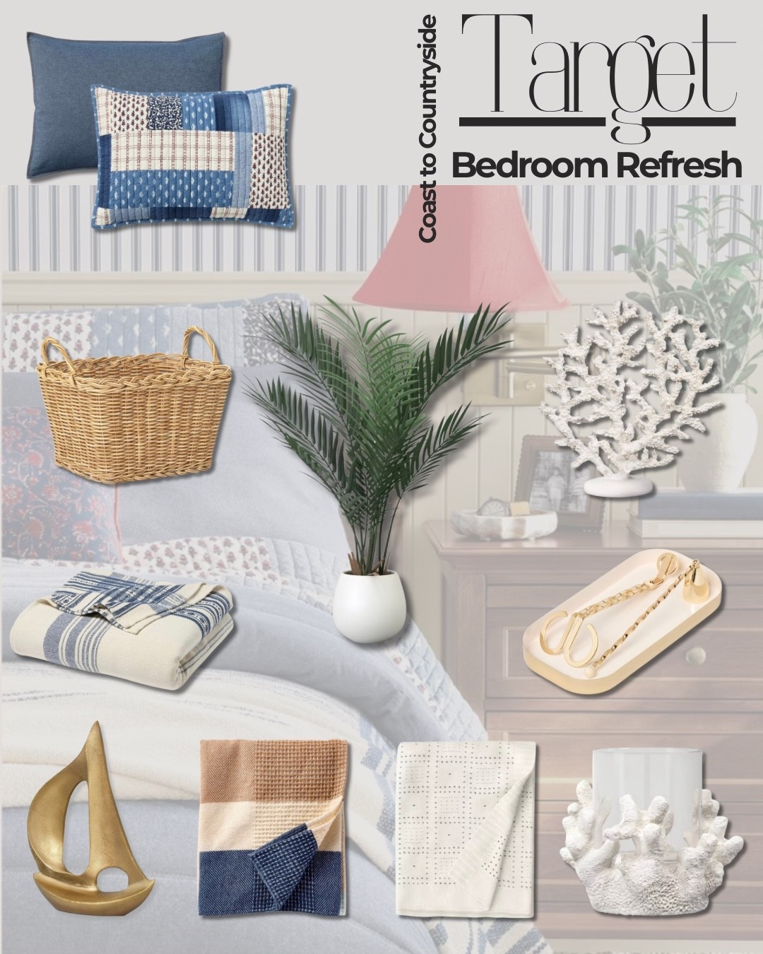 Targets summertime looks are everything you’ve dreamed of. I’m absolutely loving the country meets coastal vibes. Linked everything you see plus more for you to shop and give your home the refresh it deserves. @Target 

#homerefresh #bedroomdecor #targethome #target

#LTKHome #LTKSeasonal