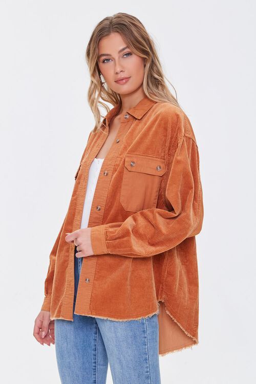 Corduroy Button-Front Shacket | Forever 21 (US)