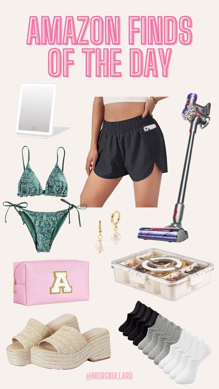 Amazon daily deals | Amazon deals | Amazon activewear shorts | Dyson cordless vacuum on sale | Amazon floral bikini | Amazon snack box | Amazon travel mirror 

#LTKSaleAlert #LTKFindsUnder100 #LTKSeasonal