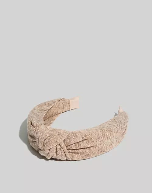 Knotted Covered Headband | Madewell