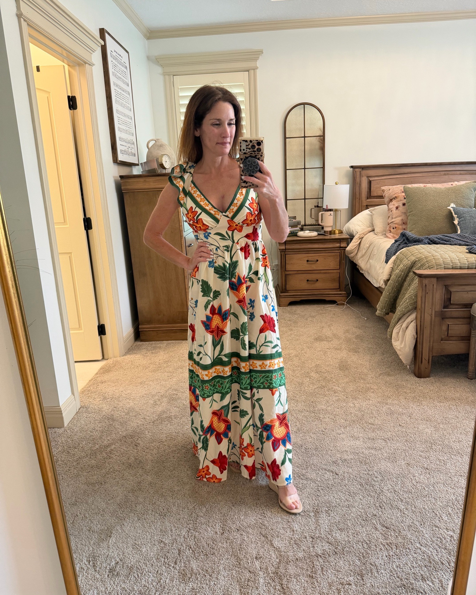 Give me a flowy maxi dress and a sunset… and I’m happy. 🌺✨

There’s just something about a beautiful floral maxi that instantly makes you feel confident. This one is lightweight, flattering, and easy to dress up with heels or keep casual with sandals.

Whether you’re headed on vacation, celebrating a special occasion, or just looking for a dress that makes you feel beautiful, this one is a winner.

I’ve linked the entire look in my LTK if you’d like to shop it! 🤍

Now tell me…
Where would you wear this first?
🌴 Vacation
💕 Date night
💍 Wedding guest
🌸 Sunday brunch

Drop your answer below! 👇

#LTKStyle #LTKFinds #MaxiDress #VacationStyle #ResortWear #FloralDress #PetiteFashion #SummerStyle #DateNightLook #EffortlessStyle

#LTKootd #LTKPetite #LTKOver40