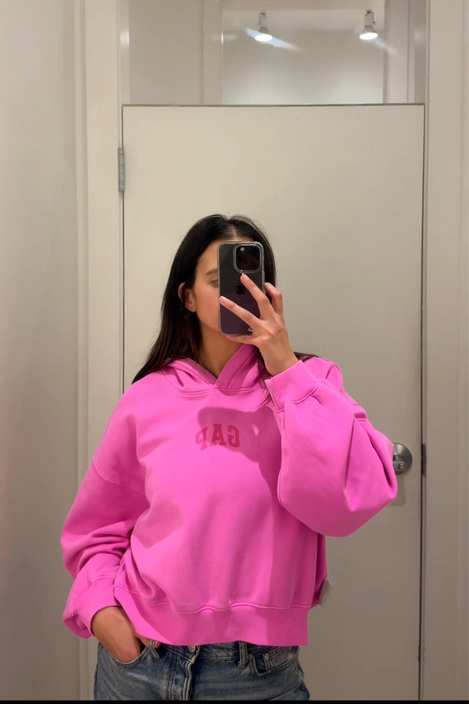 Oversize loose fit hoodie from Gap. I'm wearing a size small

#LTKstyletip #LTKSpringSale #LTKfindsunder100