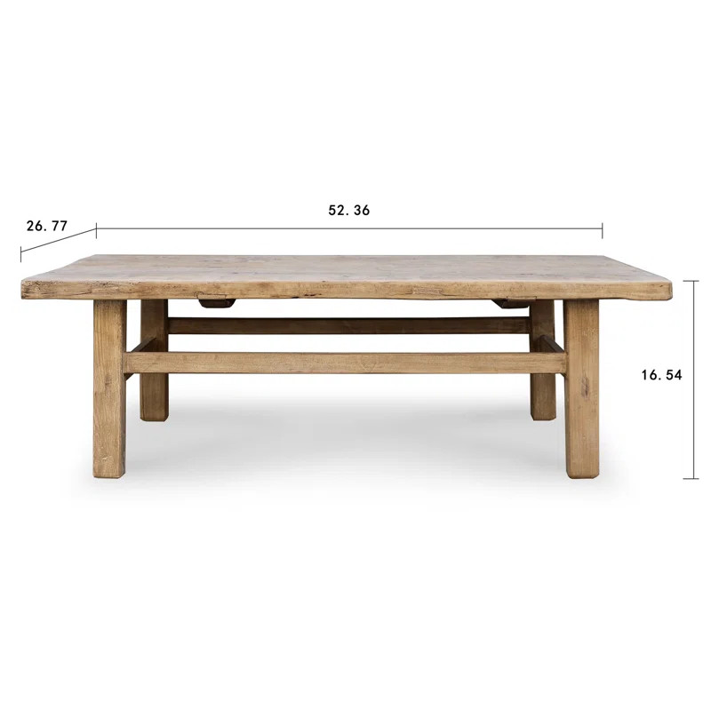 Gracie Oaks Natacha Solid Wood Coffee Table | Wayfair | Wayfair North America