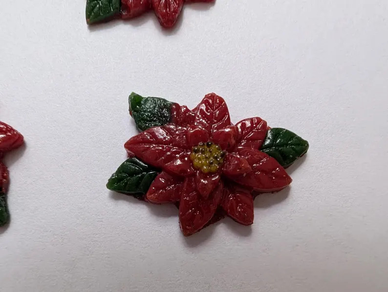 90 Coe Fused Glass Poinsettias, Fusing, Embellishments, Mosaic - Etsy | Etsy (US)