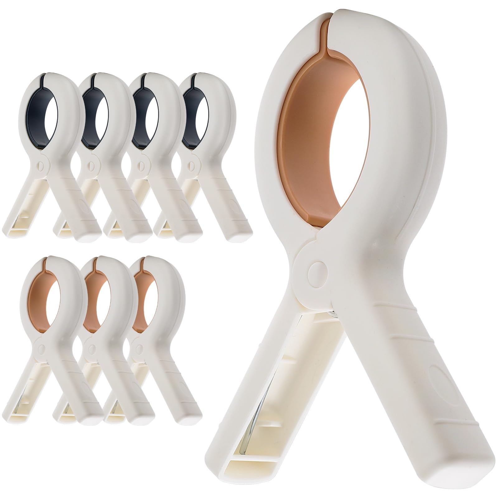 Extra Large Beach Towel Clips 8 Pack, 5.1 Inch Towel Clips for Beach Chairs Cruise Heavy Duty, To... | Amazon (US)