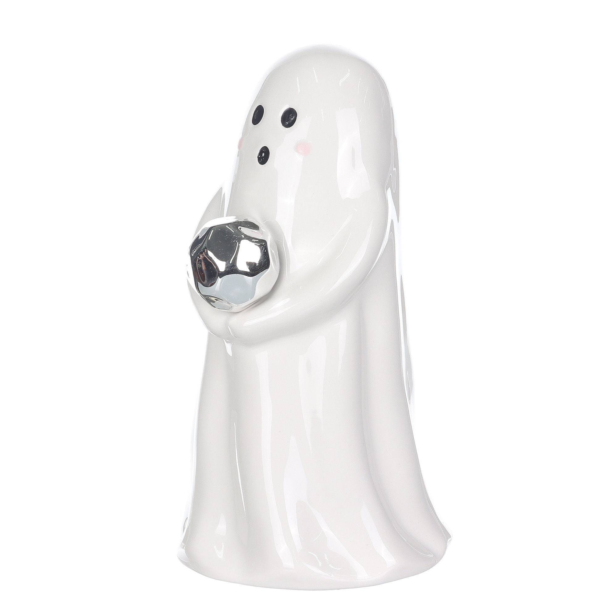 Halloween Ceramic White Ghost Tabletop Decoration, 7 in H, by Way To Celebrate | Walmart (US)