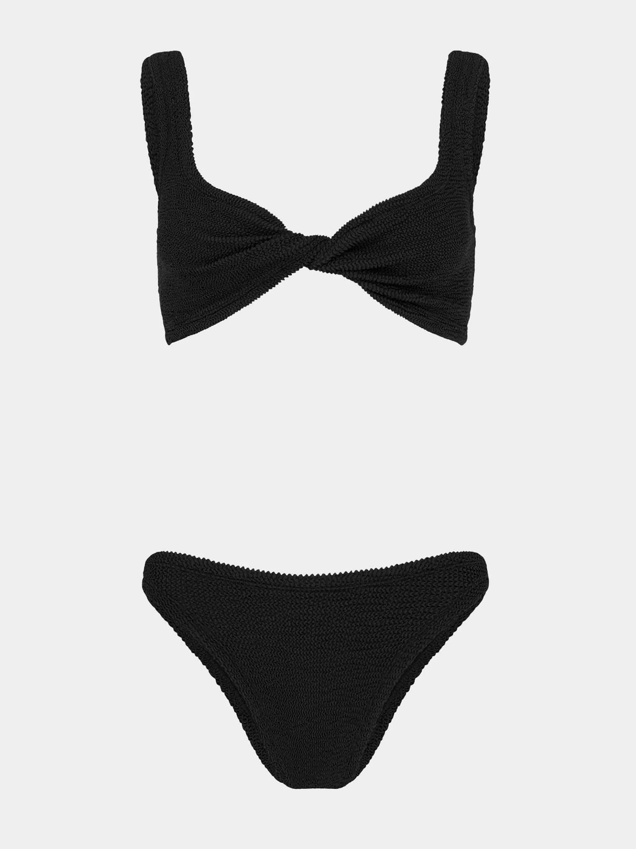 Coverage Juno Bikini - Black | HUNZA G