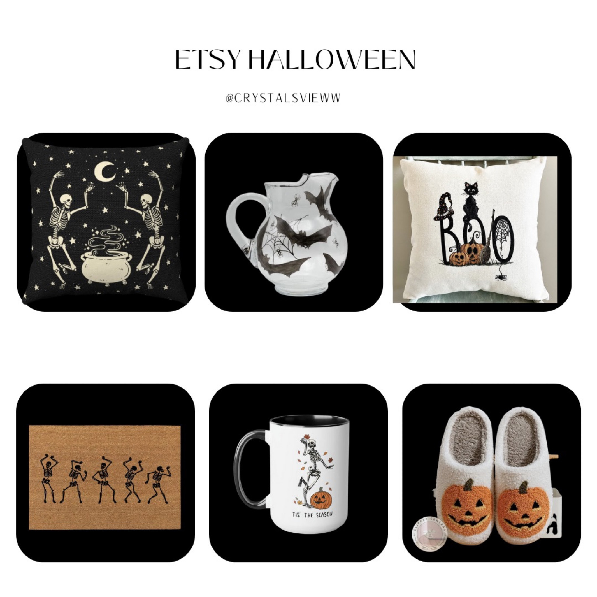 Halloween is here! 🕷️🎃👻

Halloween door mat, halloween mug, halloween slippers, halloween pitcher, Halloween pillows 

#LTKHoliday #LTKHalloween #LTKSeasonal