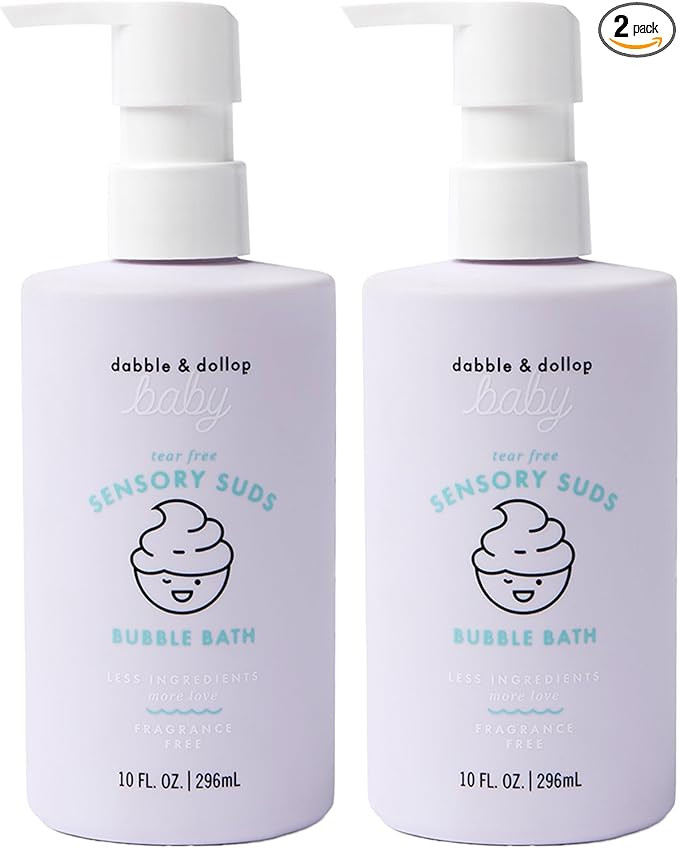 Dabble & Dollop Baby Bubble Bath for Sensitive Skin, Tear-Free & pH-Balanced, EWG-Verified, Fragr... | Amazon (US)