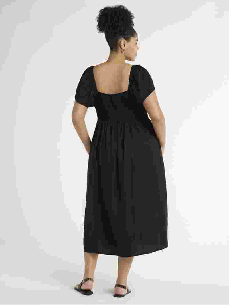Time And Tru Women's Midi Dress with Flutter Sleeves, Sizes XS-XXXL | Walmart (US)