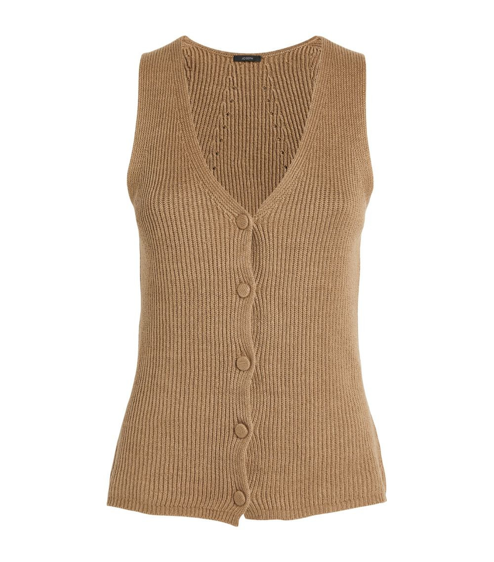 Linen-Blend Vest | Harrods