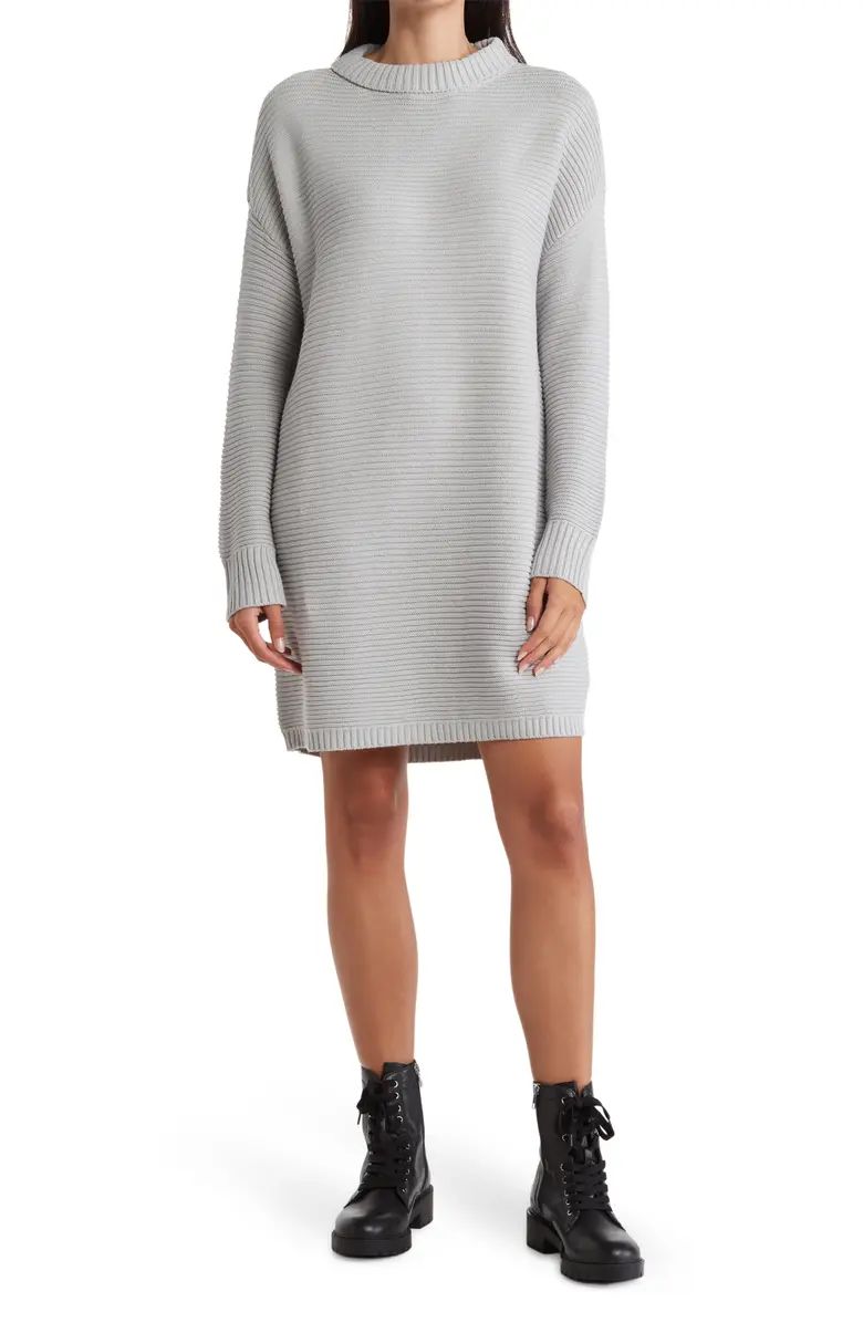 Melrose and Market Mock Neck Mini Sweater Dress | Nordstromrack | Nordstrom Rack