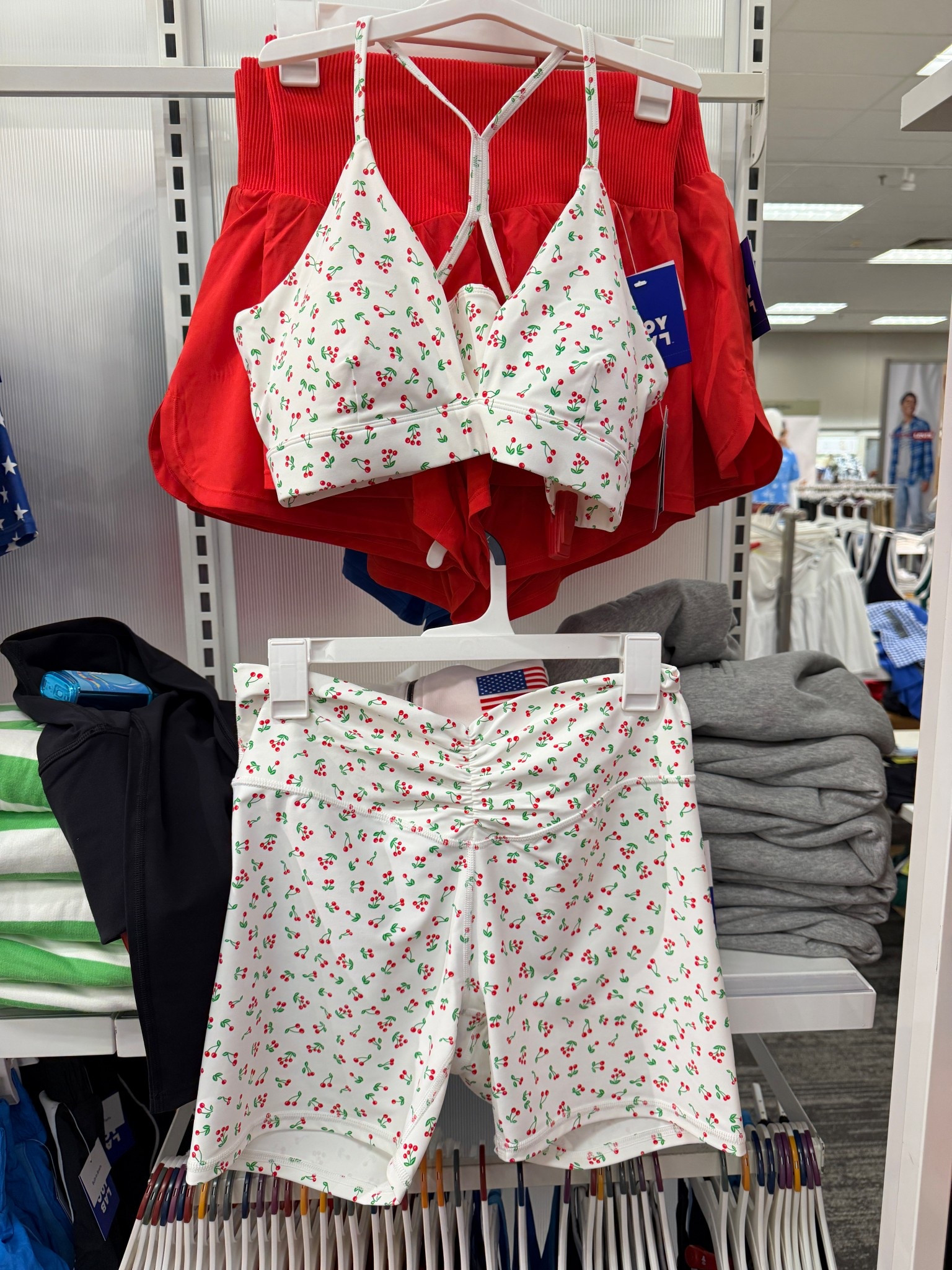 Can not get over this cherry workout set from Target! 

#LTKFindsUnder50 #LTKSeasonal #LTKActive