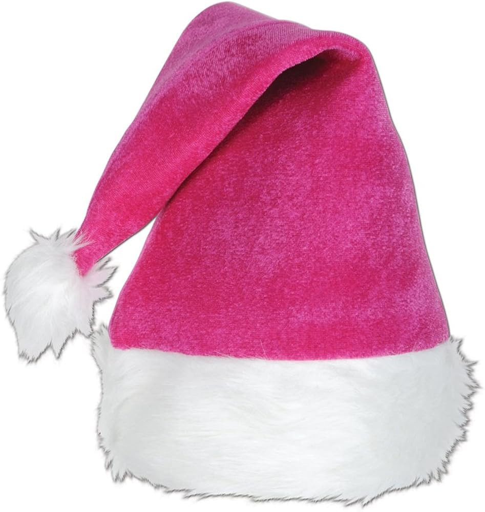 Beistle Plush Hats - Party Hats for Birthday & Holiday Theme Parties: Christmas - Santa | Amazon (US)