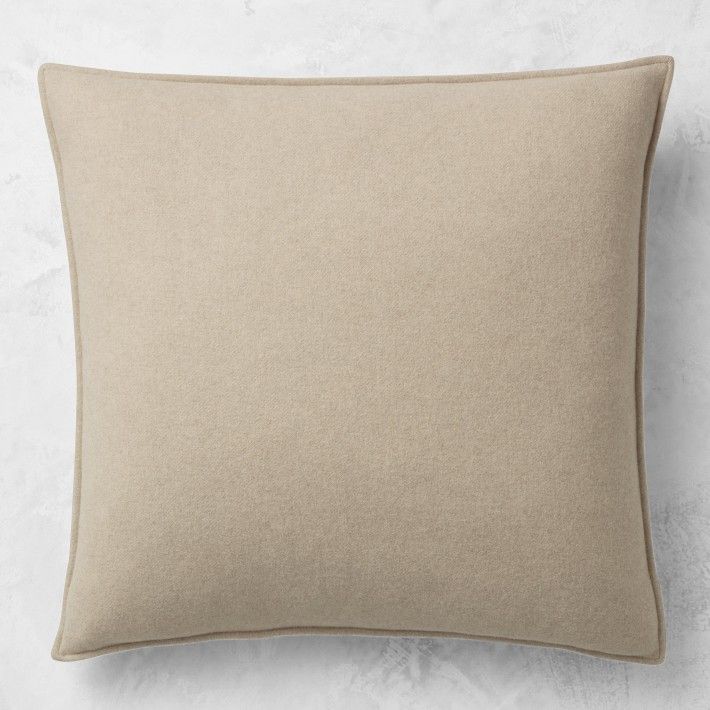 European Solid Cashmere Pillow Cover | Williams-Sonoma