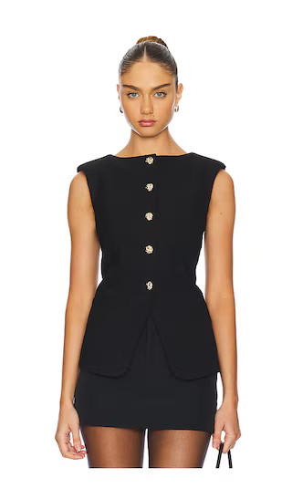 Blake Top in Black | Revolve Clothing (Global)