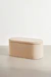 Shae Velvet Storage Bench | Urban Outfitters (US and RoW)