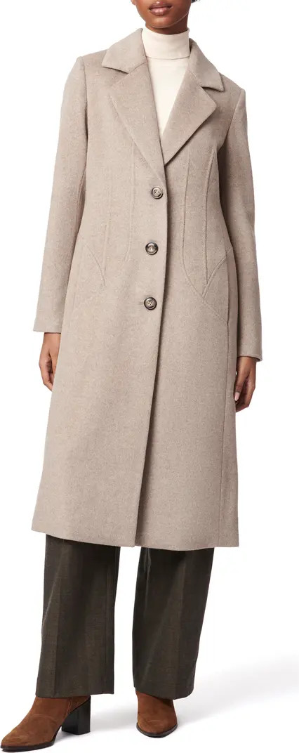 Bernardo Tailored Wool Blend Coat | Nordstrom | Nordstrom