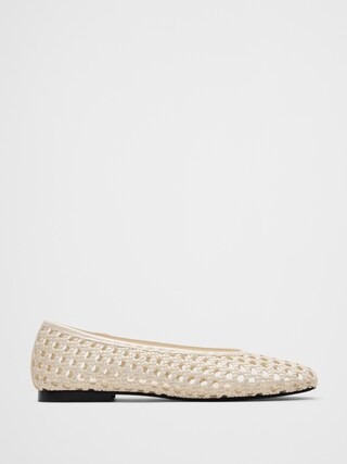 Woven Ballet Flats | Banana Republic Factory