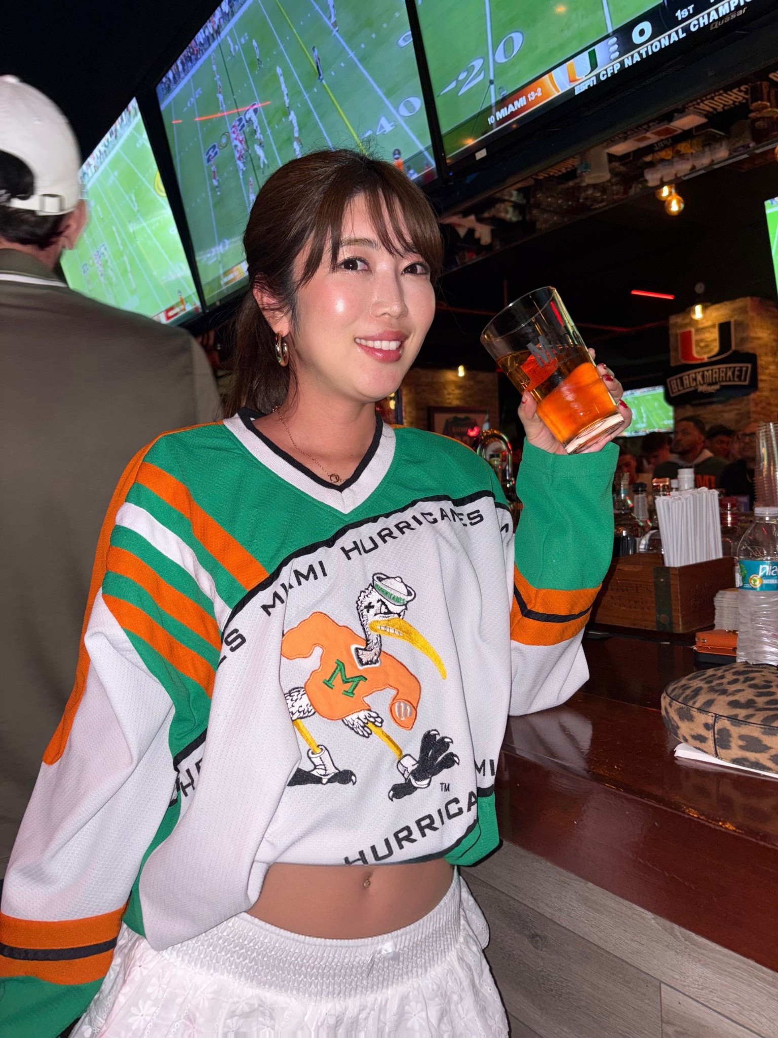 Miami hurricanes game day outfit!! 

#LTKootd #LTKSeasonal #LTKgrwm