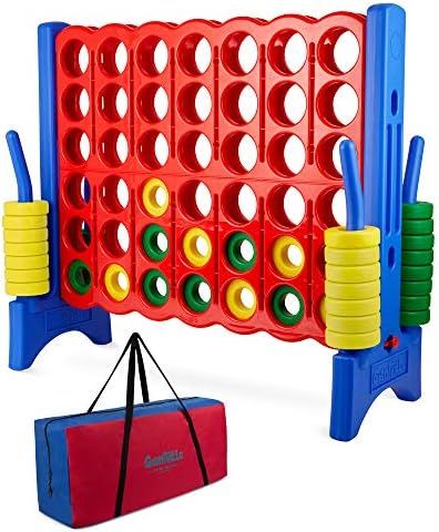 Giant 4 in a Row Connect Game - Storage Carry Bag Included - 4 Feet Wide by 3.5 Feet Tall - Overs... | Amazon (US)