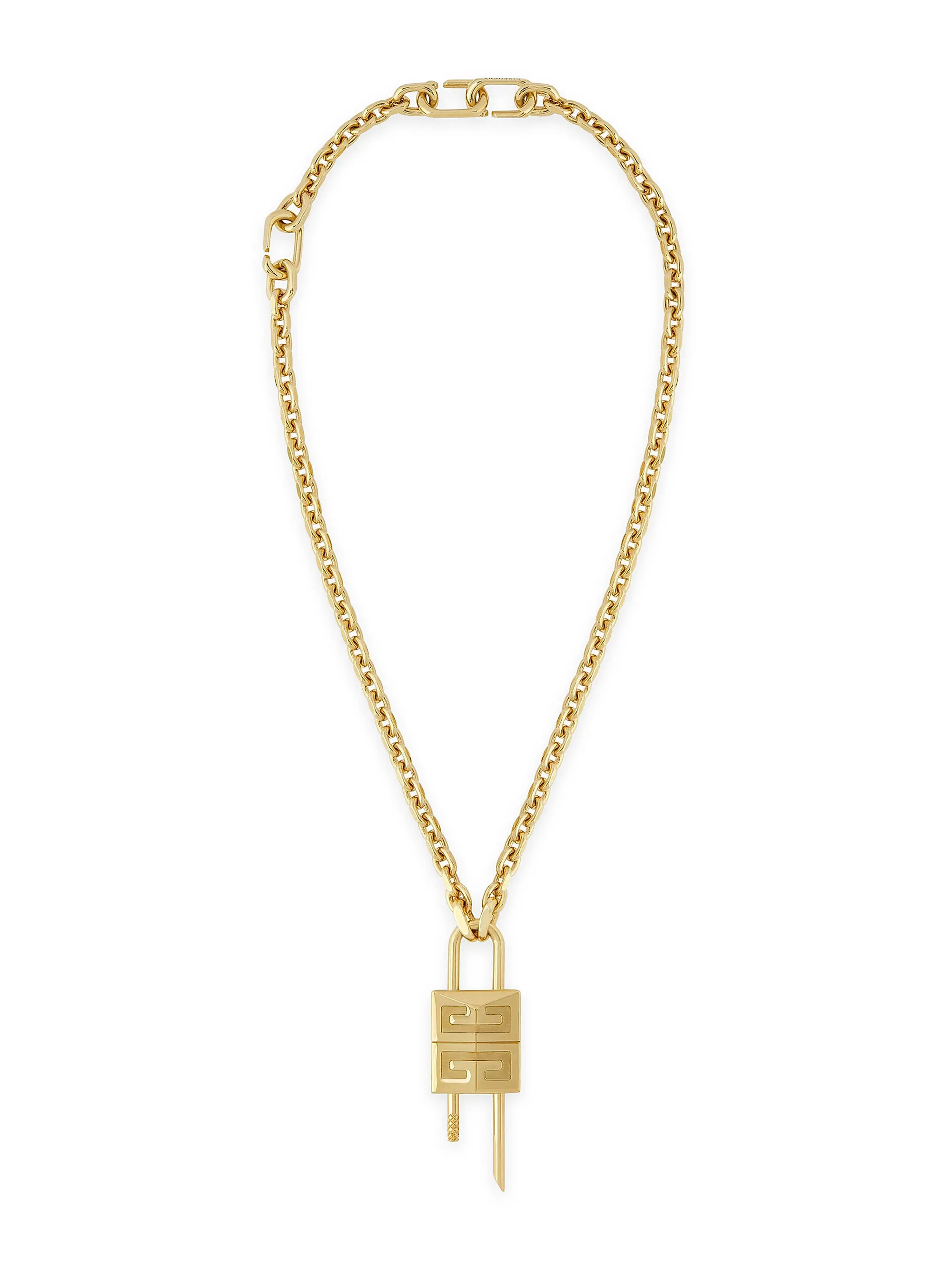 4G Logo Padlock Necklace | Saks Fifth Avenue