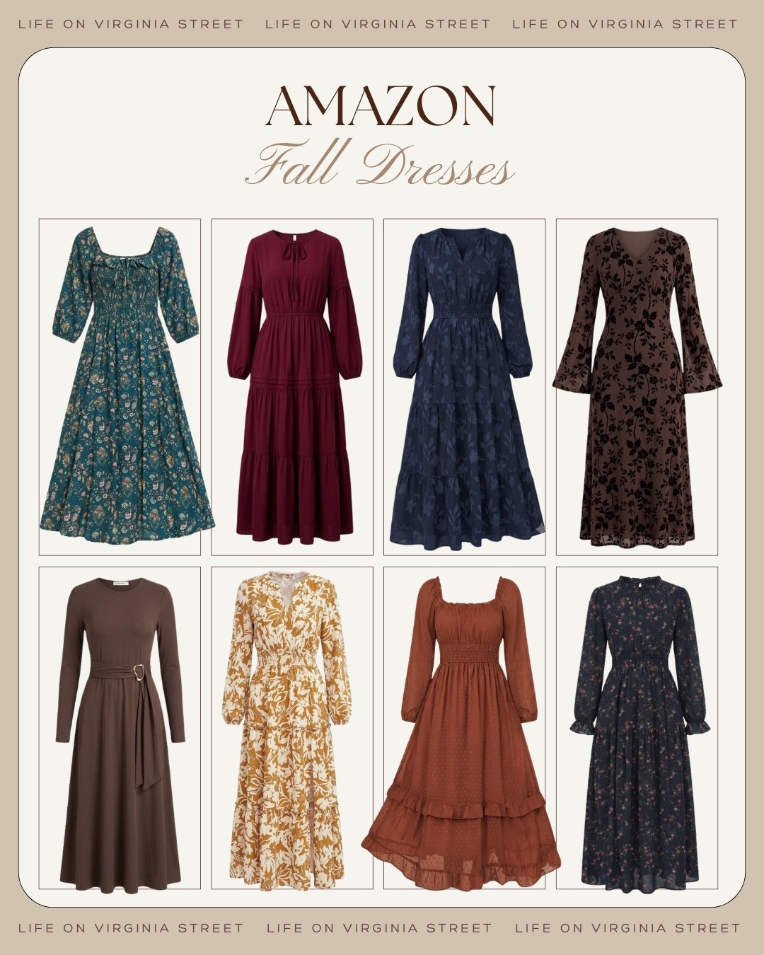 Amazon fall dresses! 🍂

amazon fall dresses, amazon dresses, amazon fashion, amazon fall fashion, fall dresses, fall dresses for women, fall dress outfits, fall outfit ideas, fall fashion women, fall wardrobe, fall capsule wardrobe, fall transition dresses, early fall outfits, autumn dresses, midi dress, maxi dress, mini dress, sweater dress, knit dress, shirt dress, tiered dress, smocked dress, wrap dress, a line dress, long sleeve dress, puff sleeve dress, floral dress, printed dress, plaid dress, denim dress, casual fall dress, work dress, office dress, business casual dress, teacher dress, church dress, date night dress, brunch dress, wedding guest dress, fall wedding guest dress, family photo dress, fall family photo outfits, modest fall dress, comfortable dress, flattering dress, affordable fall fashion, amazon fashion finds, amazon outfit ideas, fall workwear, polished casual, classic style, preppy style, feminine style, women over 30 style, women over 40 style, dress with boots, dress with loafers, dress with ballet flats, dress with sneakers, knee high boots outfit, ankle boots outfit, chocolate brown dress, burgundy dress, olive green dress, navy dress, neutral fall dress, fall layering, transitional style

#LTKdayinmylife #LTKSeasonal #LTKgrwm