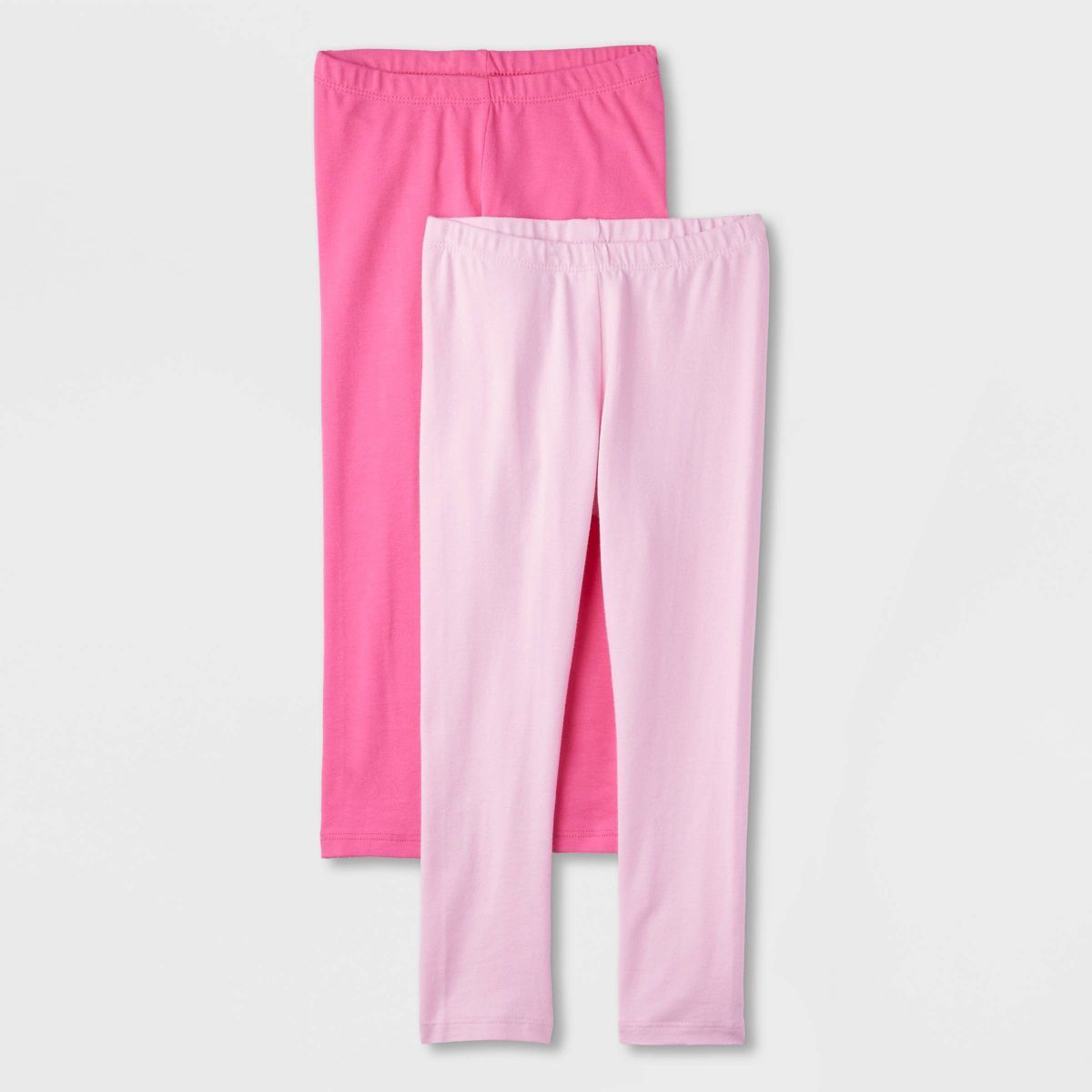 Toddler Girls' 2pk Leggings - Cat & Jack™ Pink/Light Pink | Target