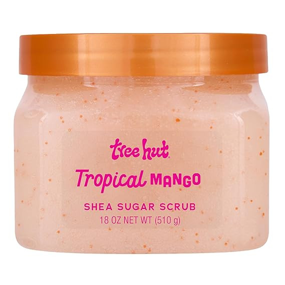 Tree Hut Shea Sugar Scrub Tropical Mango, 18oz, Ultra Hydrating and Exfoliating Scrub for Nourish... | Amazon (US)