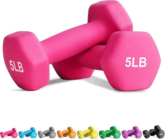 Balelinko Hand Weight Neoprene Coated Dumbbell for Home Gym Equipment Workouts Strength Training ... | Amazon (US)