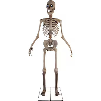 Haunted Hill Farm 96-in Animatronic Skeleton Free Standing Decoration | Lowe's