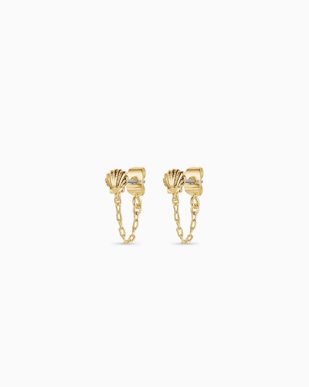 Shell Chain Huggies | gorjana