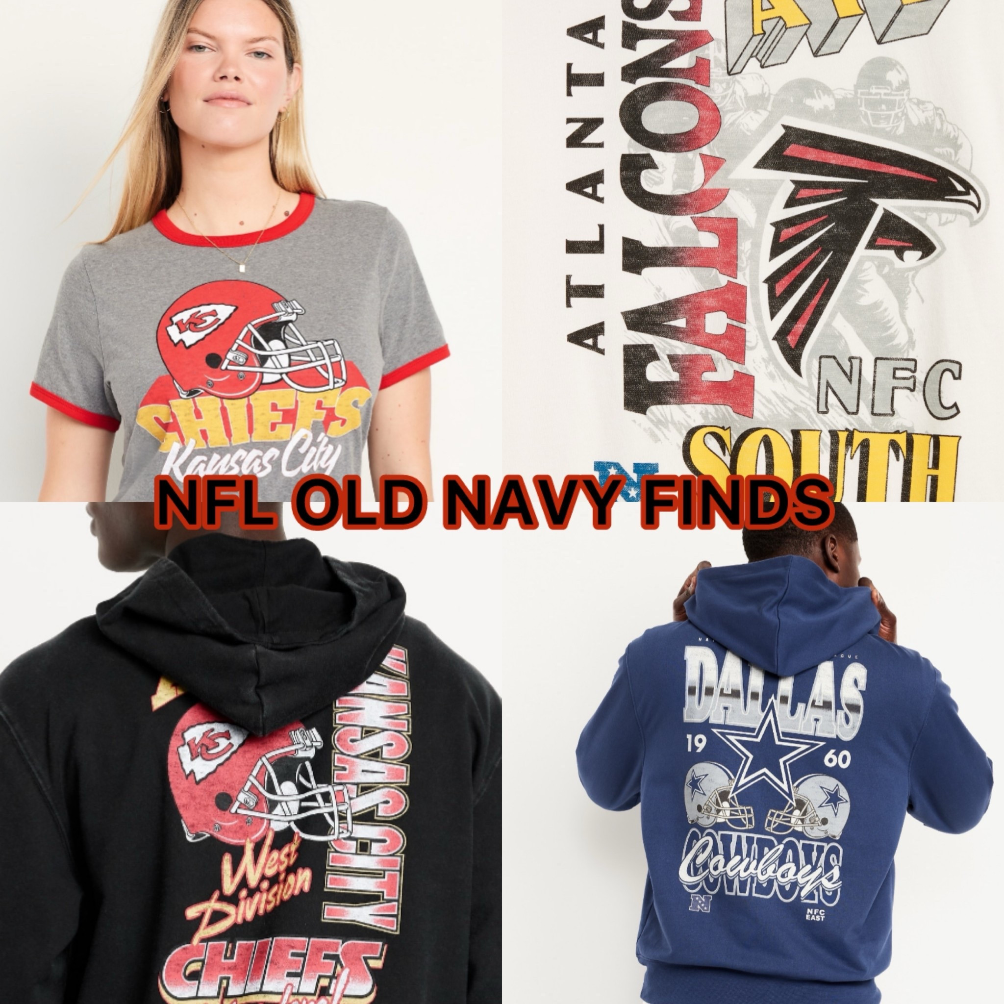 These graphic NFL shirts and hoodies won’t last long! Grab yours soon! 

#LTKActive #LTKSaleAlert #LTKFamily