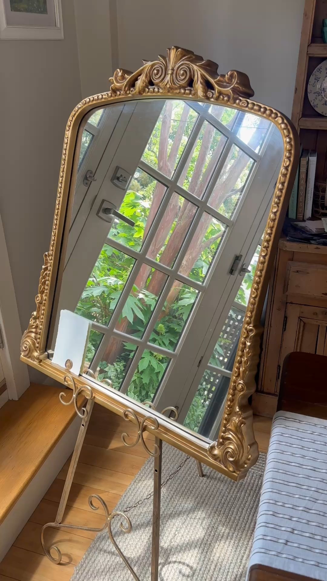 perfect wedding mirror for a welcome sign or seating chart! from wayfair and amazon 🤍💌 