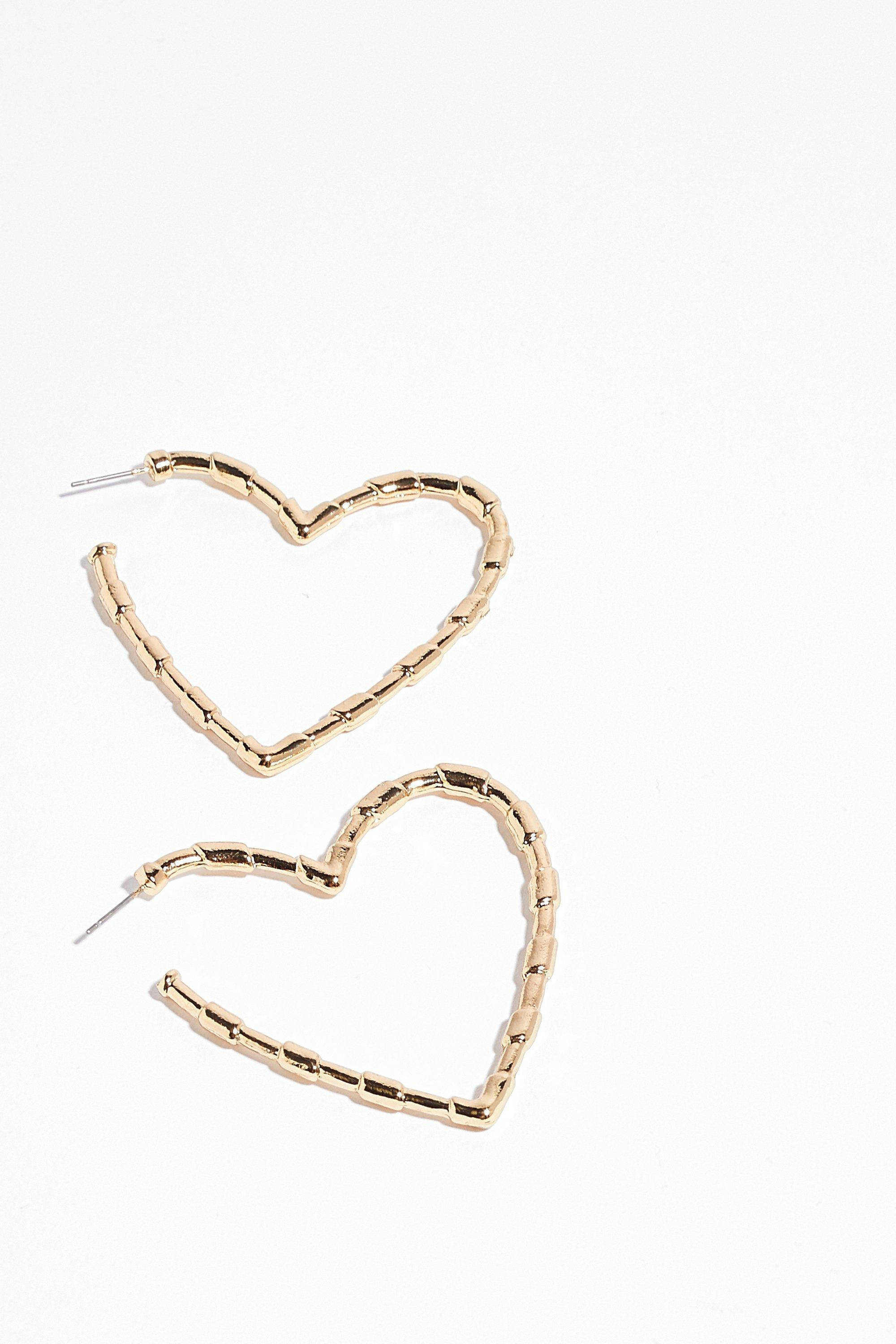Heart of Something New Hoop Earrings | NastyGal (US & CA)