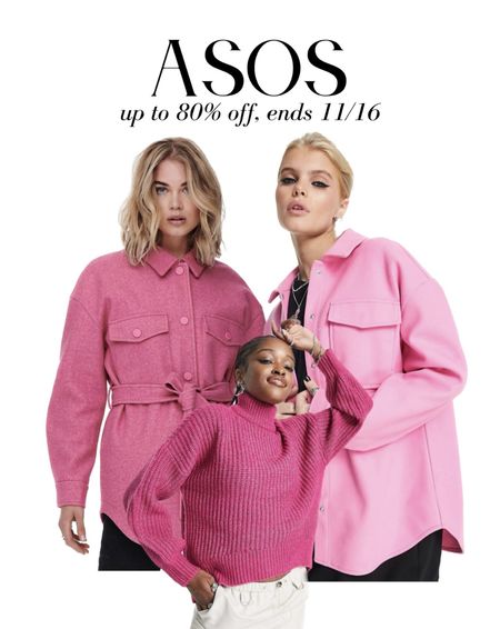 ASOS on sale up to 80% off!! 

sale, winter style, pink, sweater, casual style, ASOS, on sale, LTK style, jacket, shaket, chunky knit 

#LTKstyletip #LTKsalealert #LTKFind