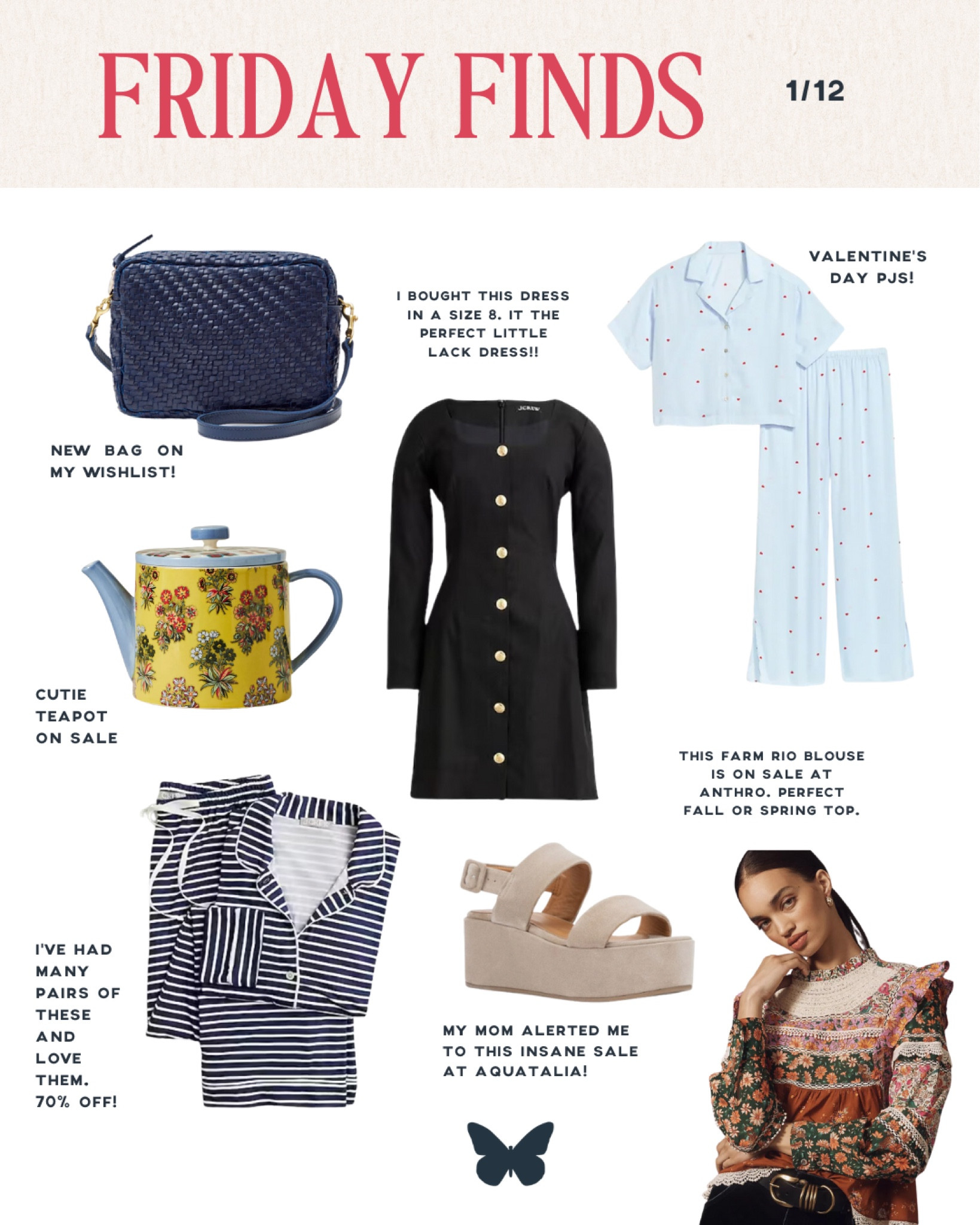 Friday finds! 1/12 🦋🤲🏻💗