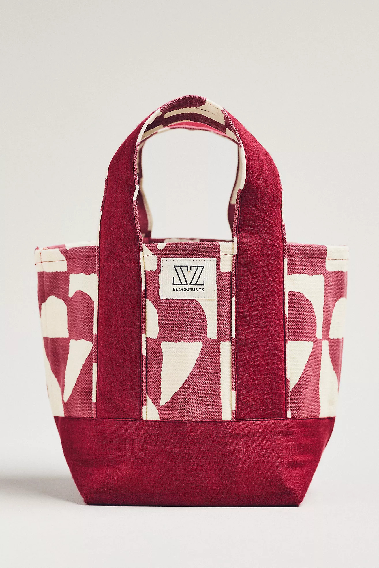 SZ Blockprints Maine Mini Canvas Tote | Anthropologie (US)