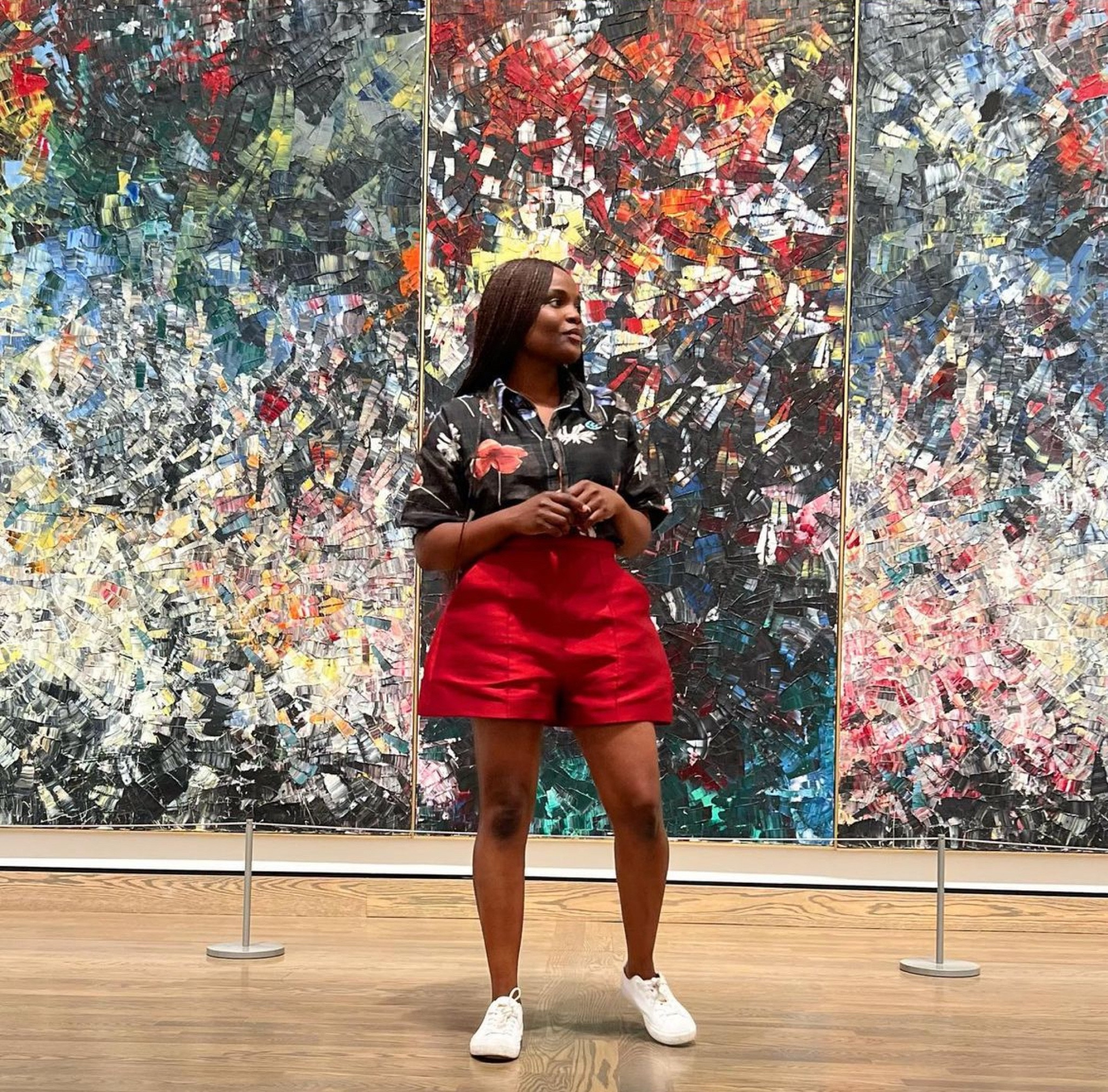 Let’s play a game of who wore it better? 😀 I tried my best to blend in with the work of art in this floral top from Ganni. The pants are from a Nigerian brand on IG - @imadeduso_ (not a brand that is listed on LTK), you can shop them directly and let them I sent you. But you can shop my top and matching skirt, etc. via LTK, linked below. 

#LTKstyletip #LTKSpringSale #LTKSeasonal