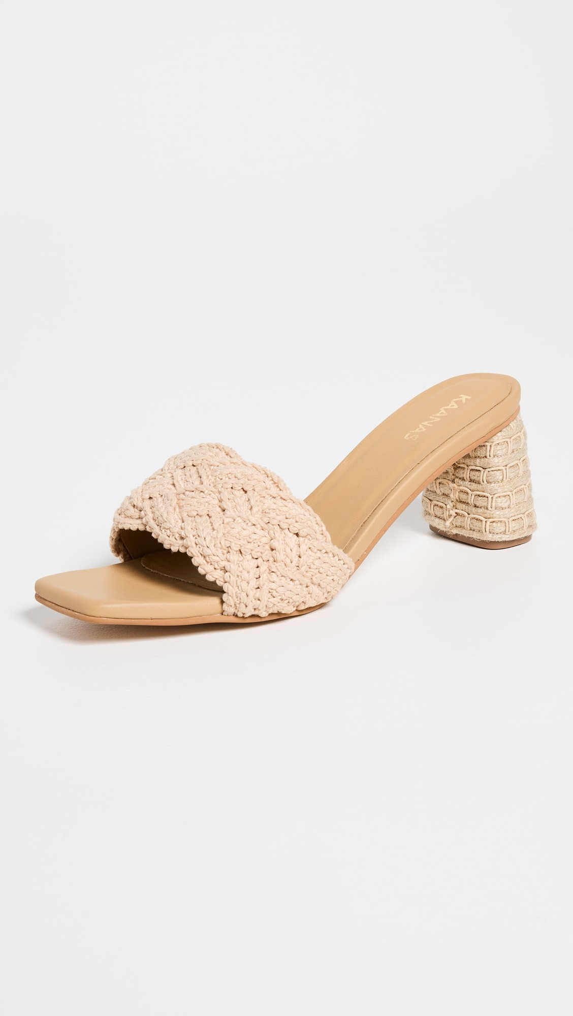 Calliope Chunky Braided Jute-Wrapped Heels | Shopbop