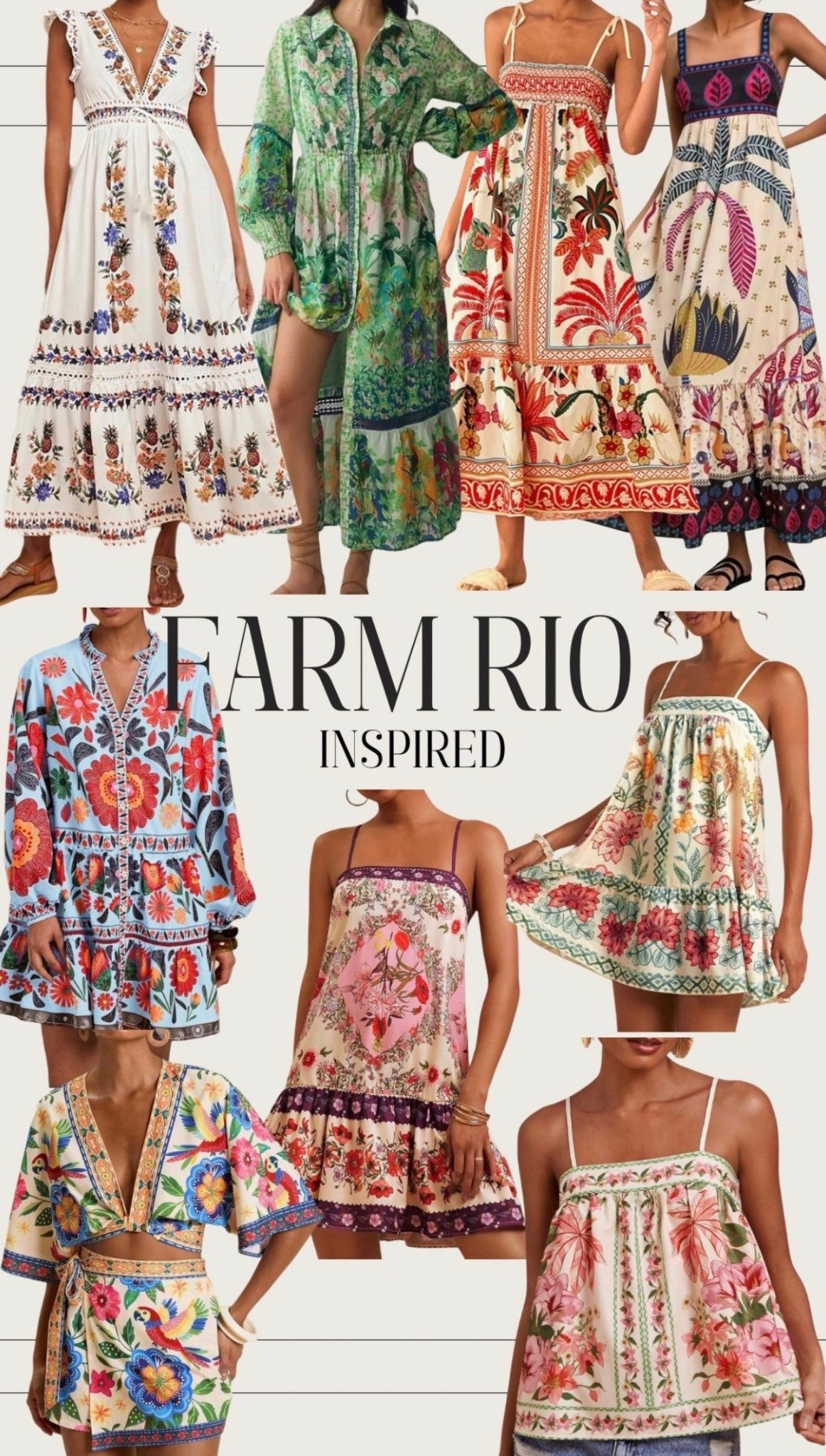 🤍 Farm Rio inspired on Amazon!