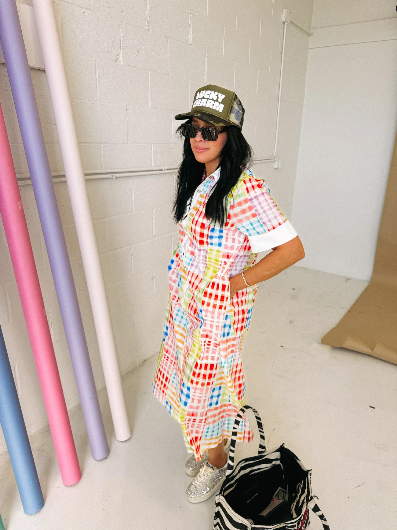 color me collared dress | Etta+East