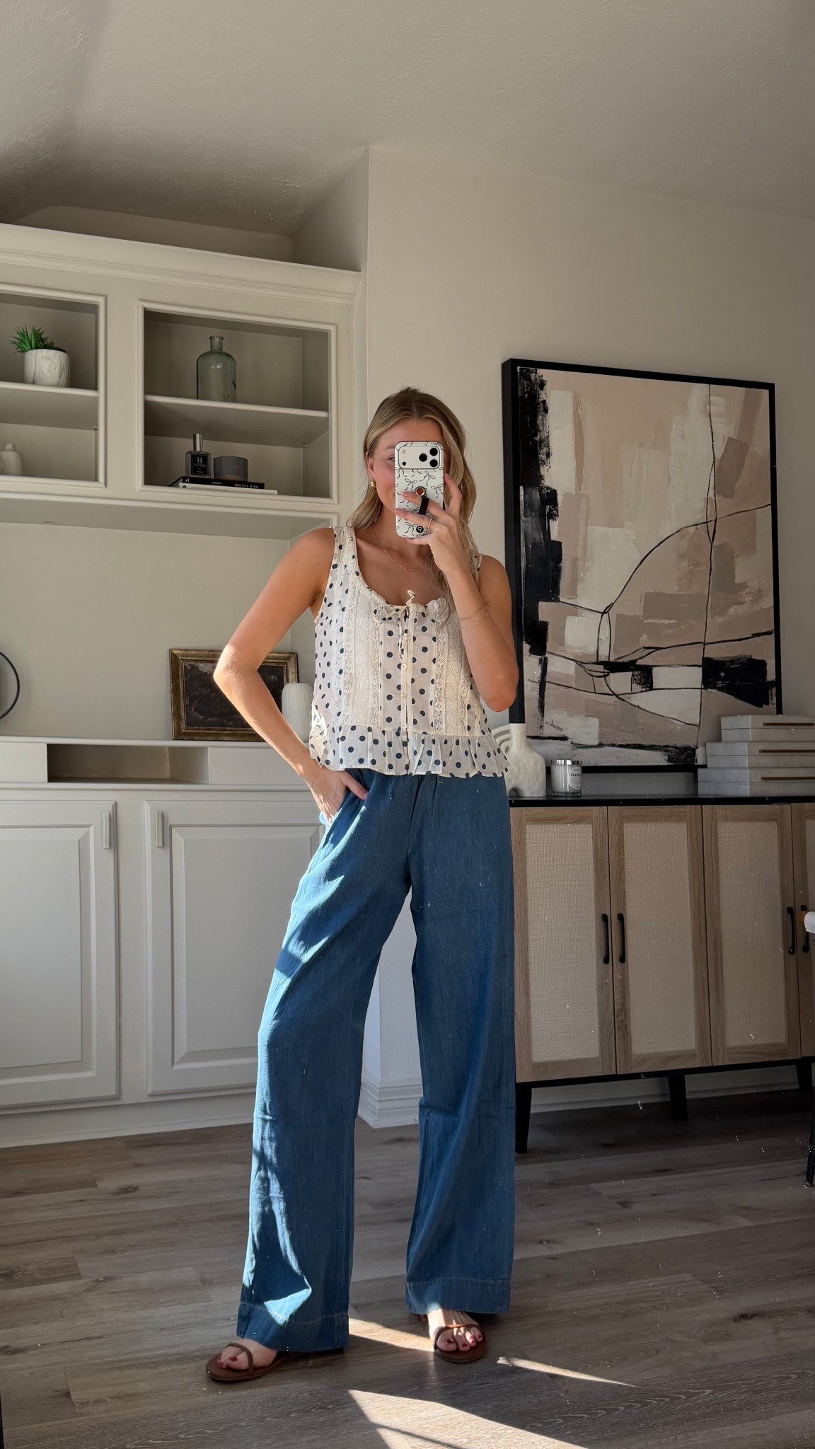 Comfy stretchy pull on denim pants!! LOVEEEEE these! Size S long! S in top. 

#LTKmomlife #LTKootd