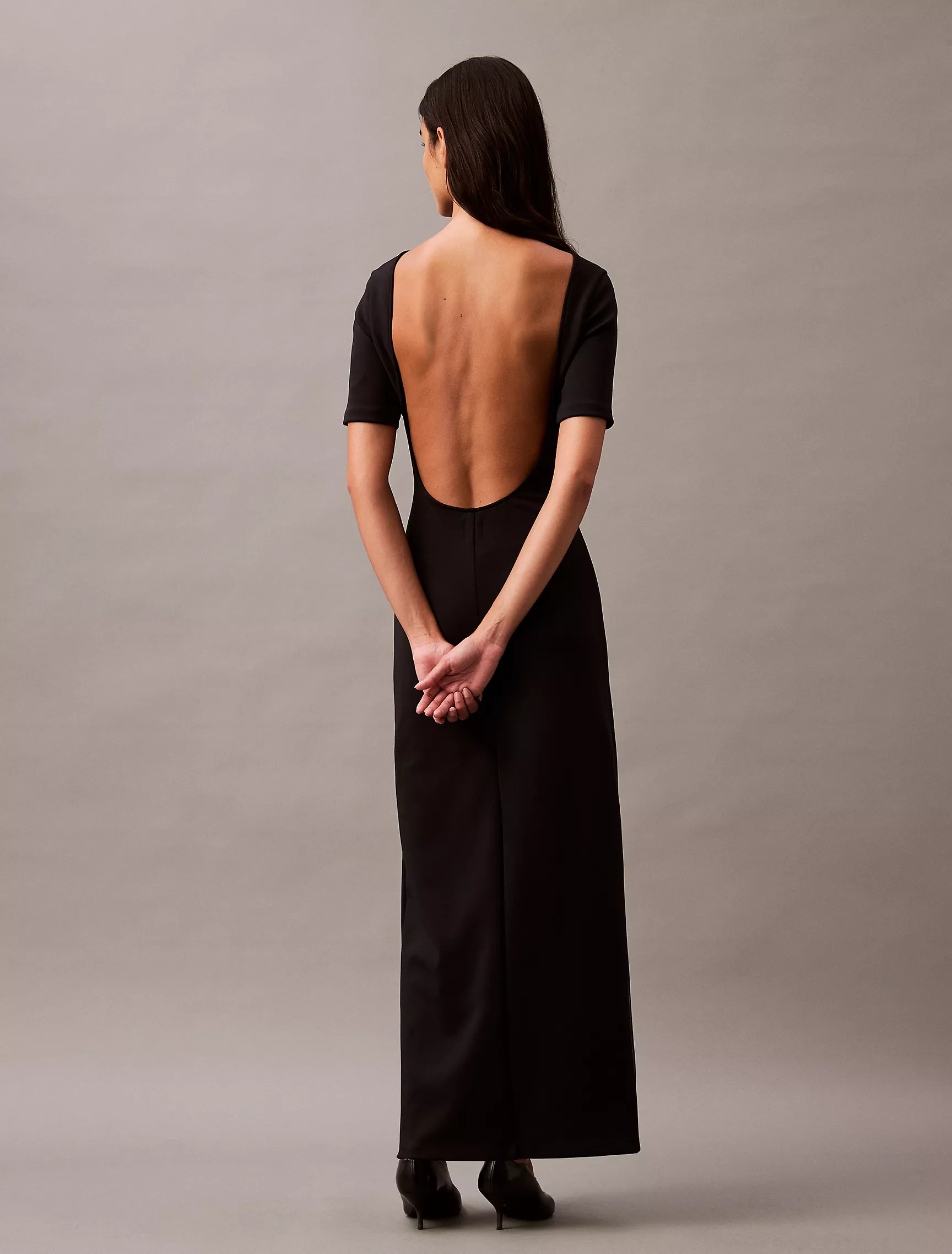 Backless Jersey Dress | Calvin Klein | Calvin Klein (US)