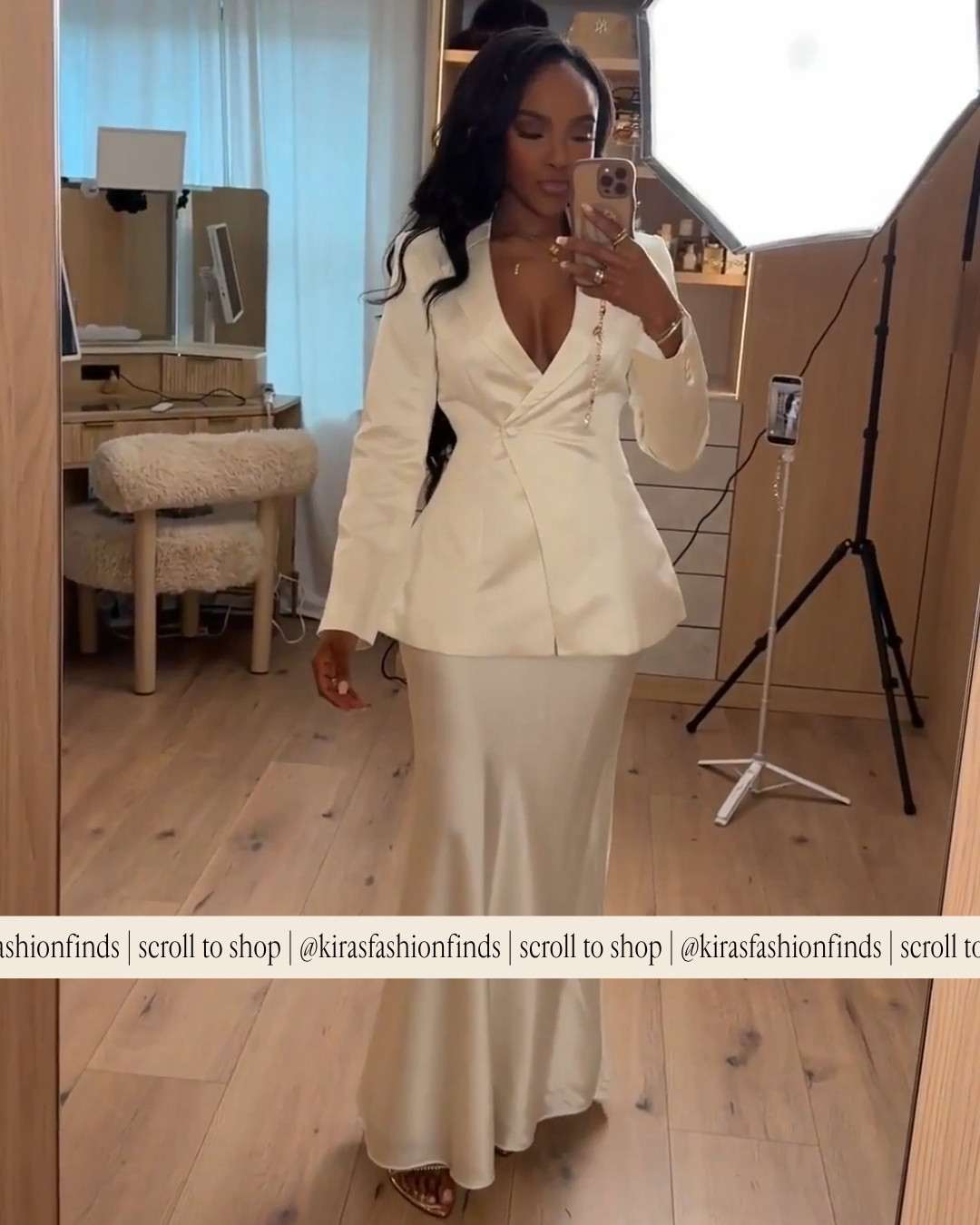 Scroll to Shop!  Beautiful satin set perfect for date nights, weddings and events or parties!  Follow for more! 

 #LTKgrwm #LTKootd #LTKU